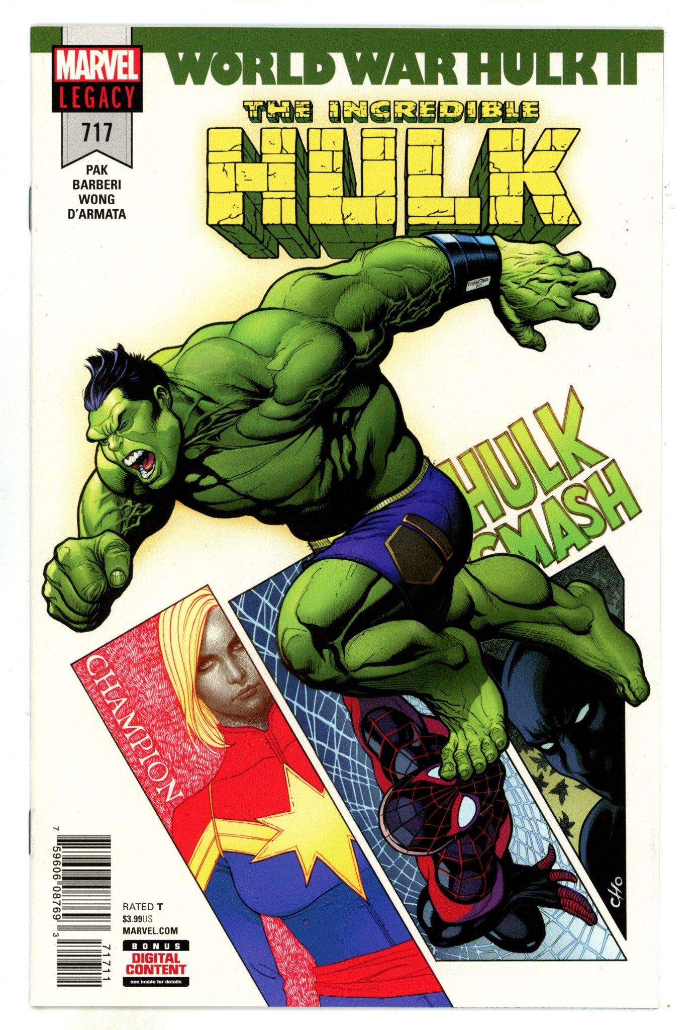 Incredible Hulk Vol 3 717 High Grade (2018) 