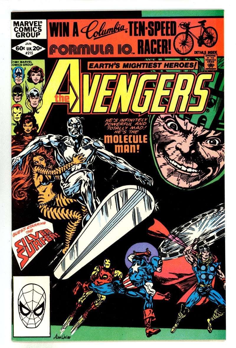 The Avengers Vol 1 215  NM- (9.2)   (1982)        