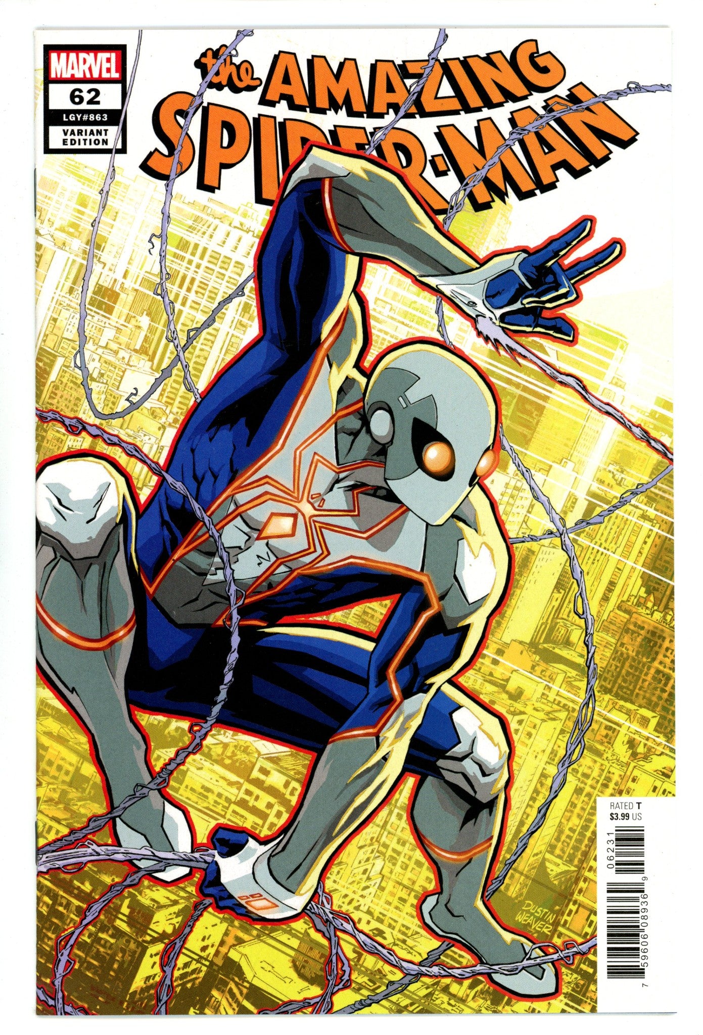 Amazing Spider-Man Vol 5 62 (863) High Grade (2021) Weaver Incentive Variant 