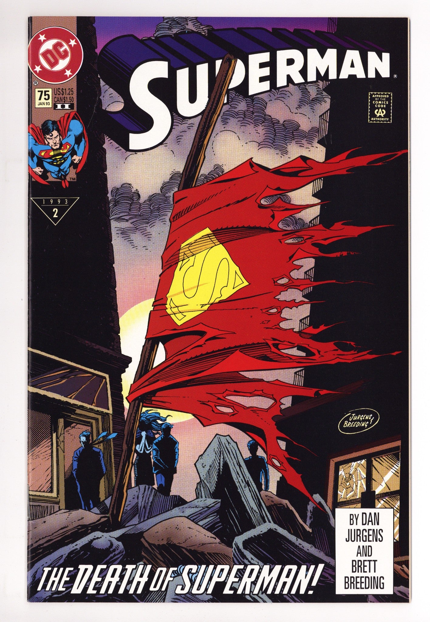Superman Vol 2 75 Mid Grade (1993) 2nd Print 
