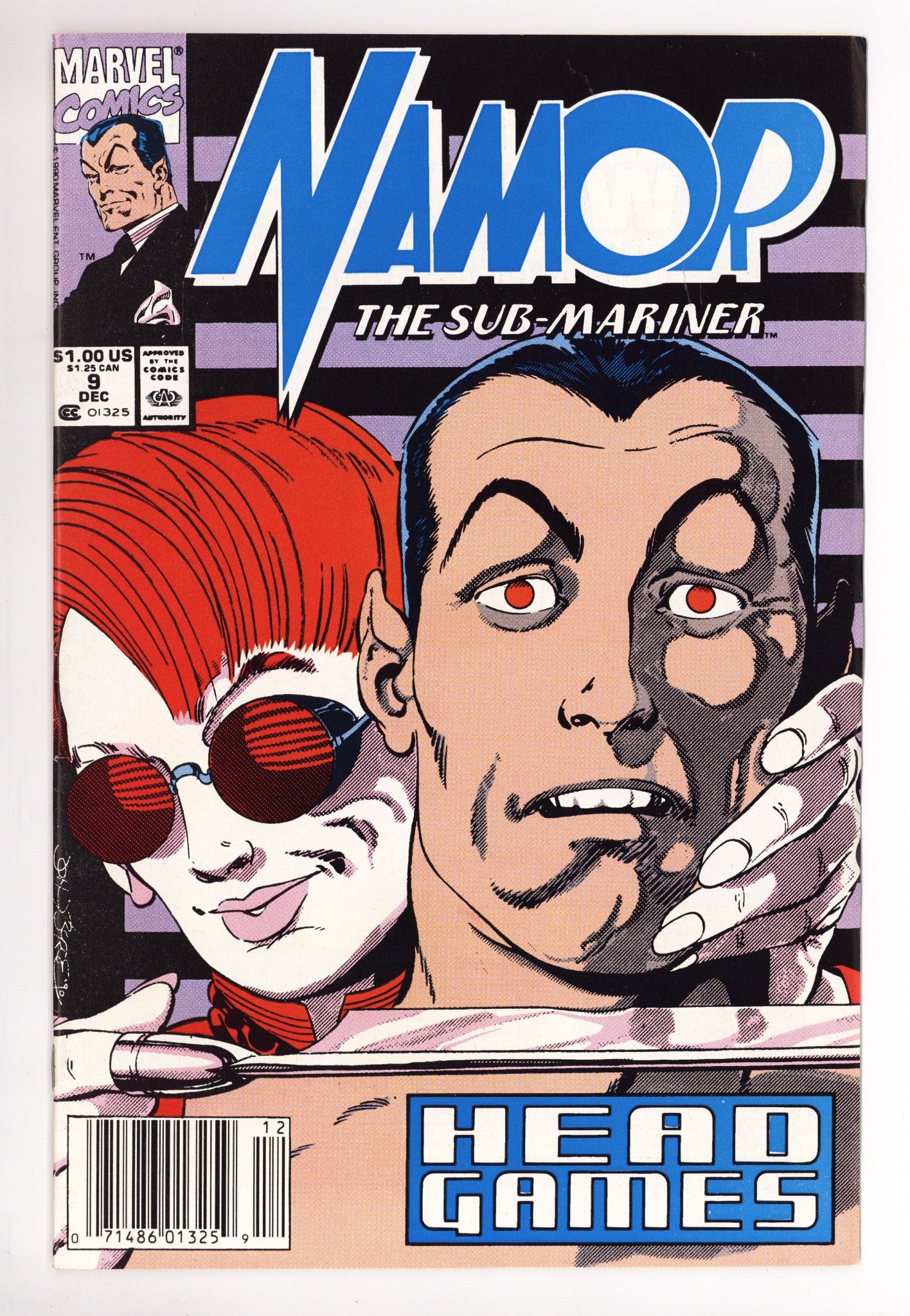 Namor, the Sub-Mariner 9 Mid Grade (1990) Newsstand 