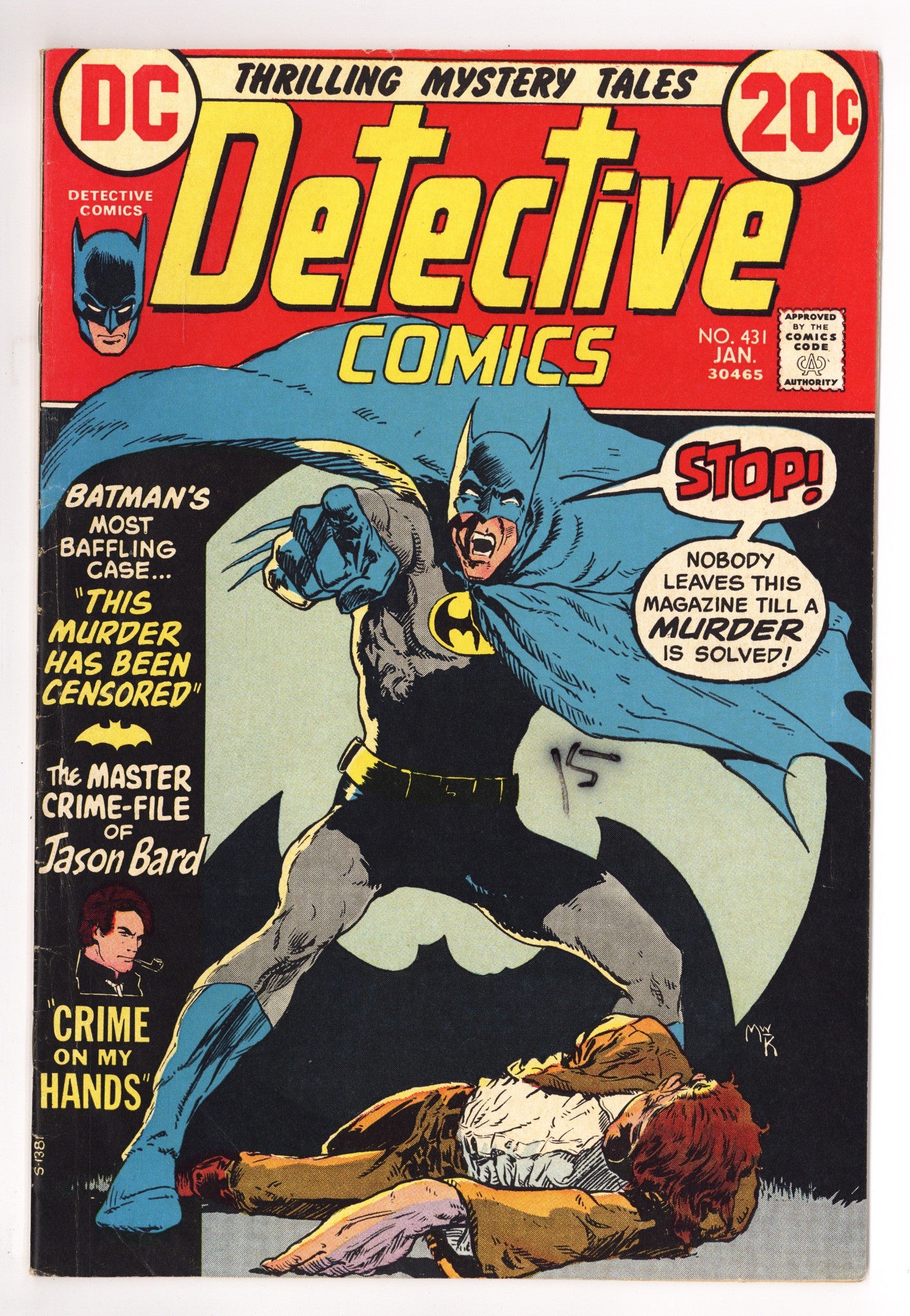 Detective Comics Vol 1 431 FN- (5.5) (1973) 