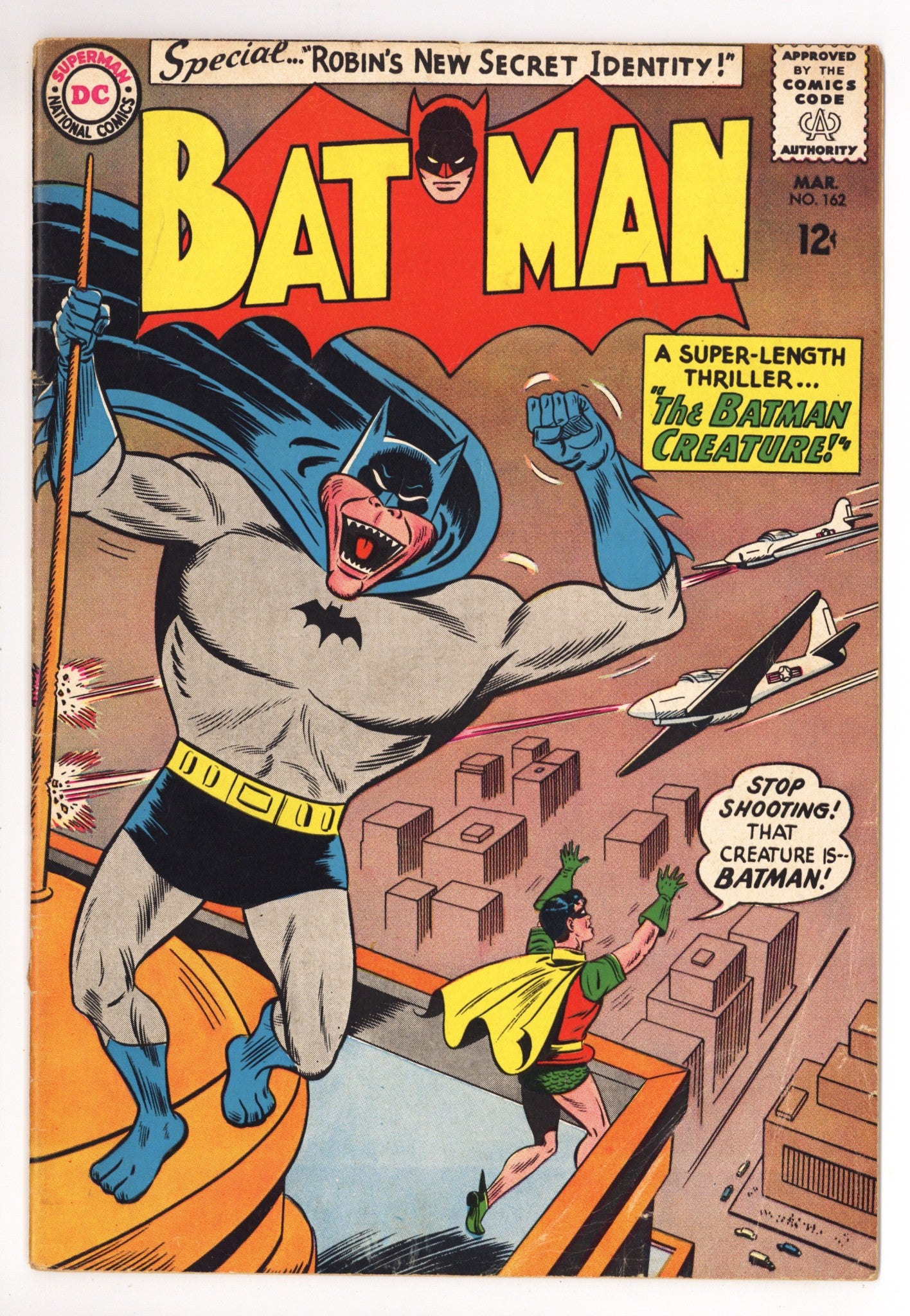 Batman Vol 1 162 VG+ (4.5) (1964) 