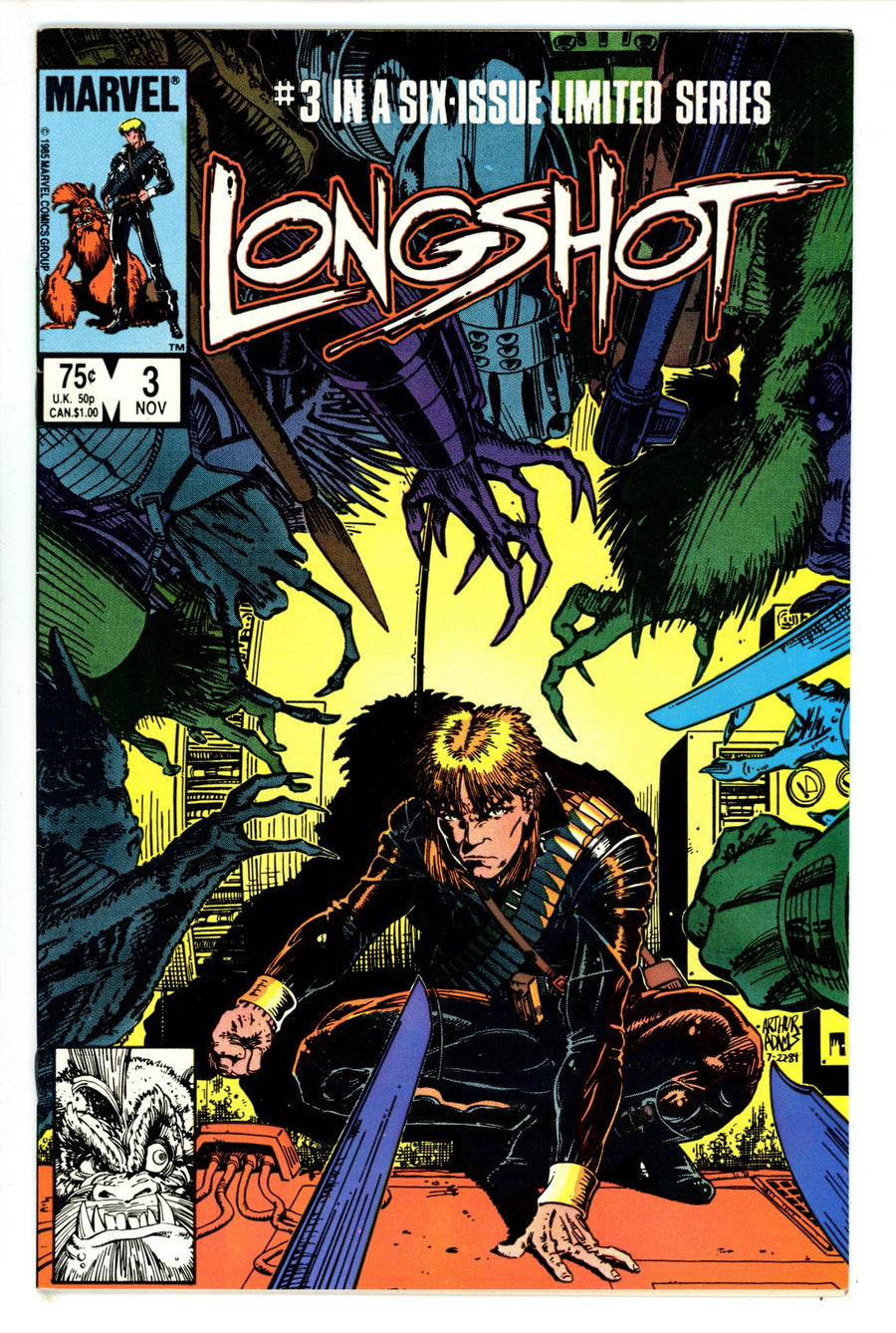 Longshot Vol 1 3 FN/VF (1985)