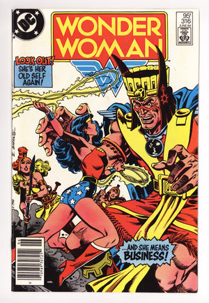 Wonder Woman Vol 1 316 FN+ (6.5) (1984) Canadian Price Variant