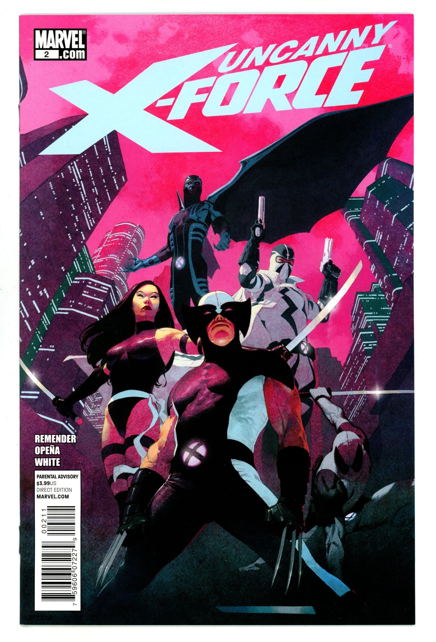 Uncanny X-Force Vol 1 2  High Grade  (2011)  
