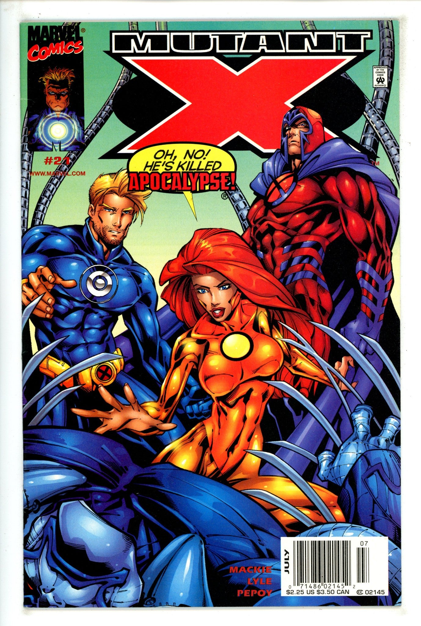 Mutant X 21 Newsstand (2000)