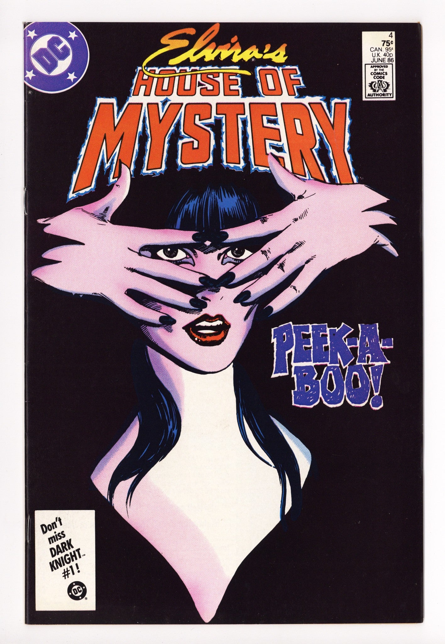 Elvira's House of Mystery 4 VF- (7.5) (1986) 