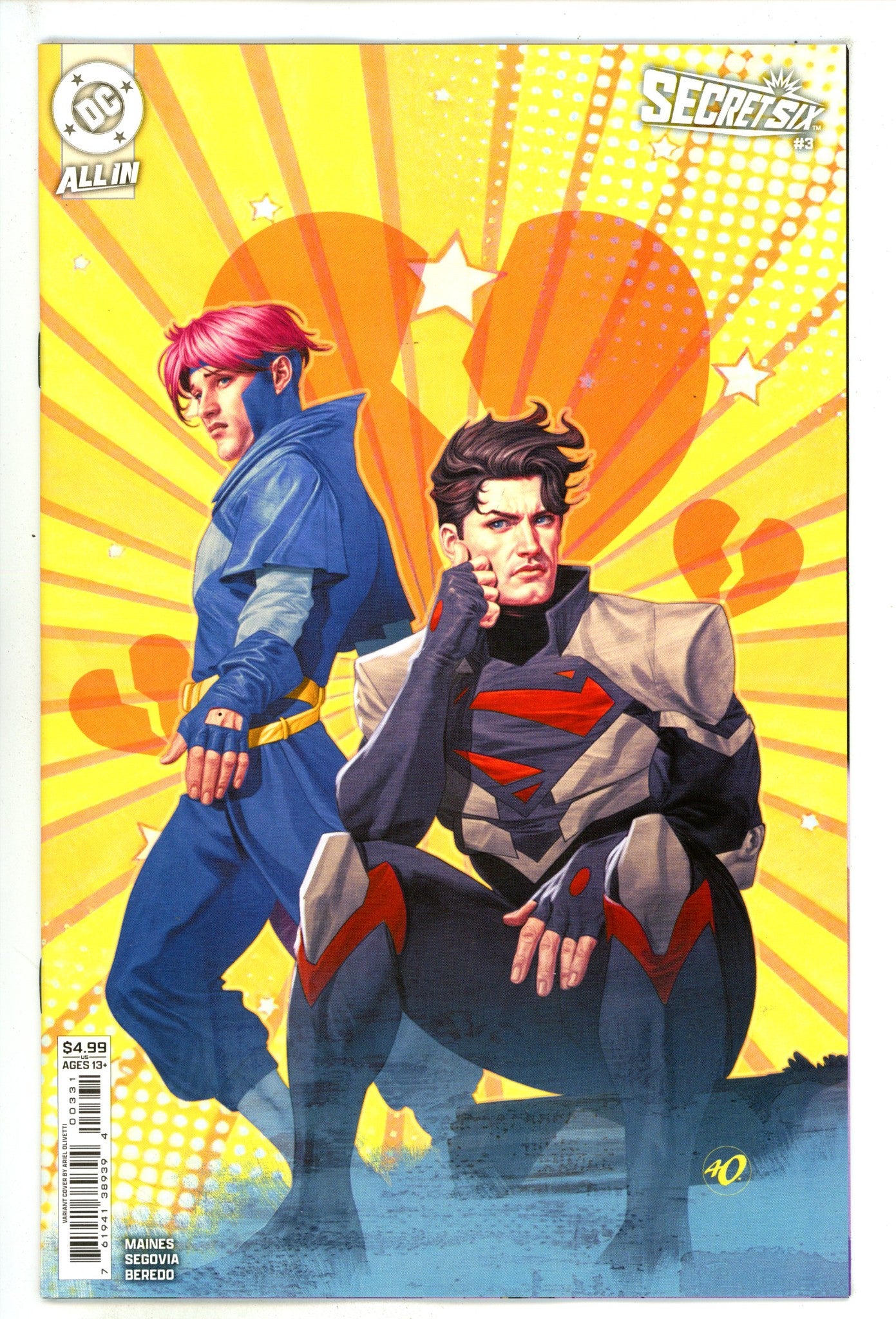 Secret Six Vol 5 3 Olivetti Variant (2025)