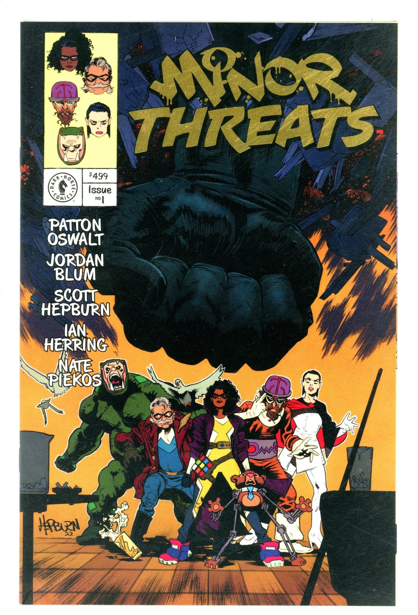 Minor Threats 1 NM- (9.2) (2022) Gold Foil Variant 