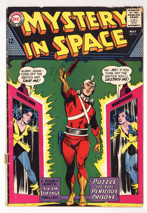 Mystery in Space Vol 1 91  GD/VG (3.0)   (1964)