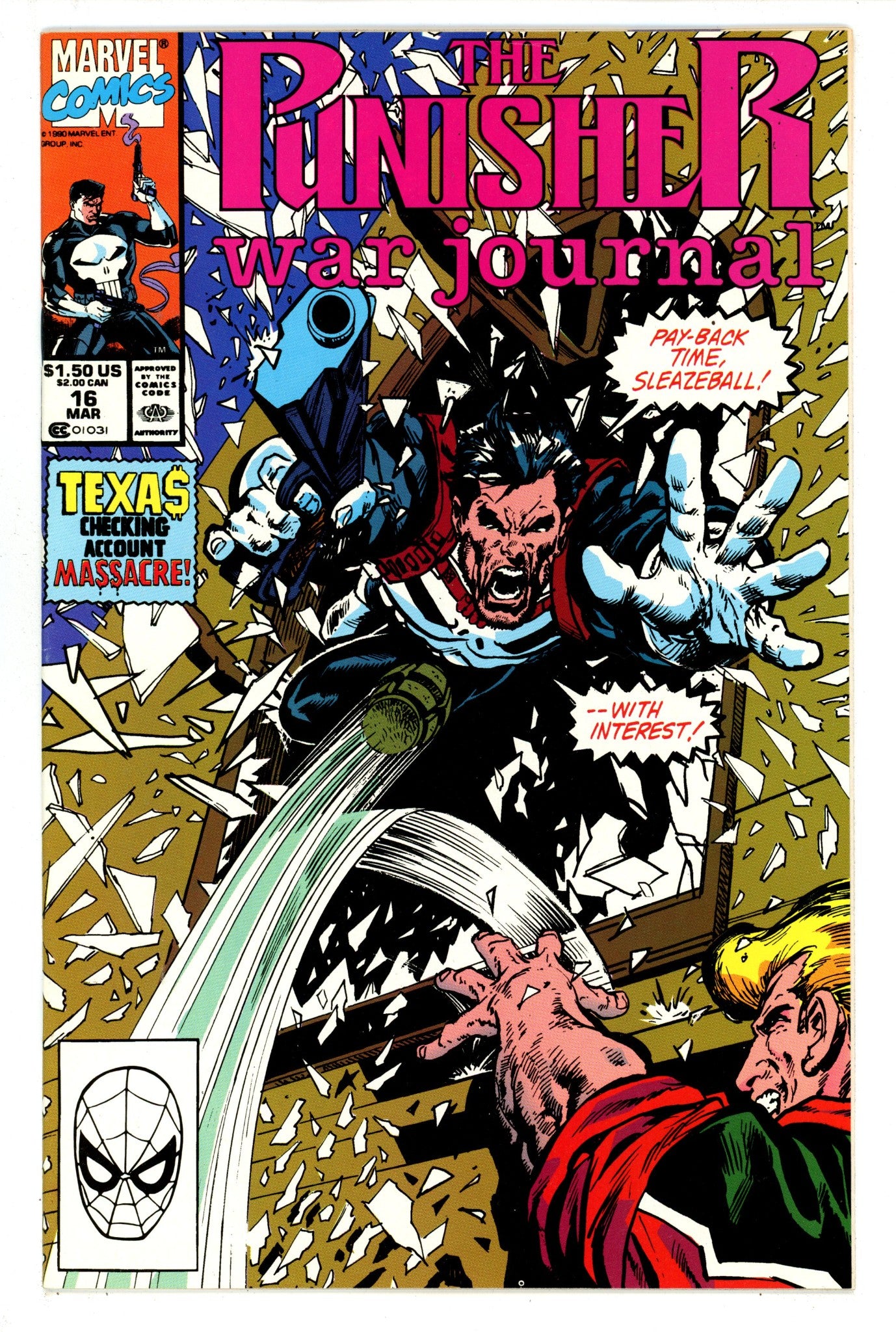 The Punisher War Journal Vol 1 16 High Grade (1990) 