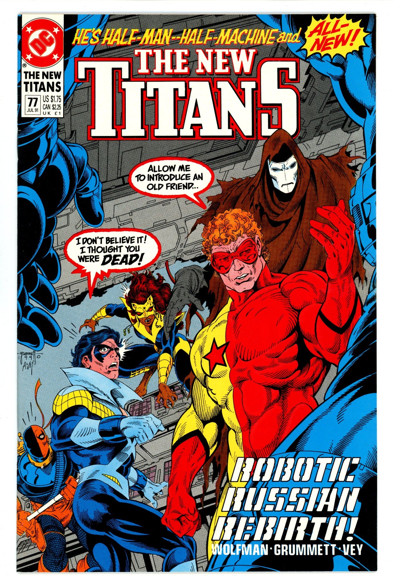 The New Titans 77 High Grade (1991) 