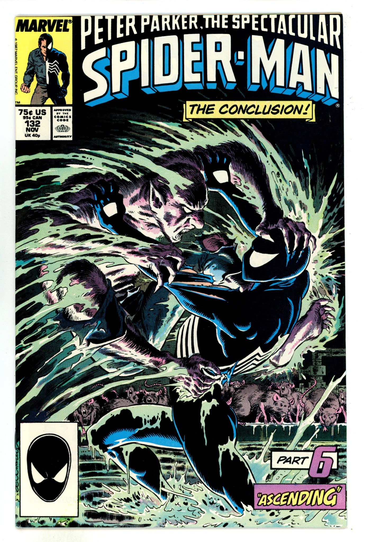 The Spectacular Spider-Man Vol 1 132 VF+ (8.5) (1987) 