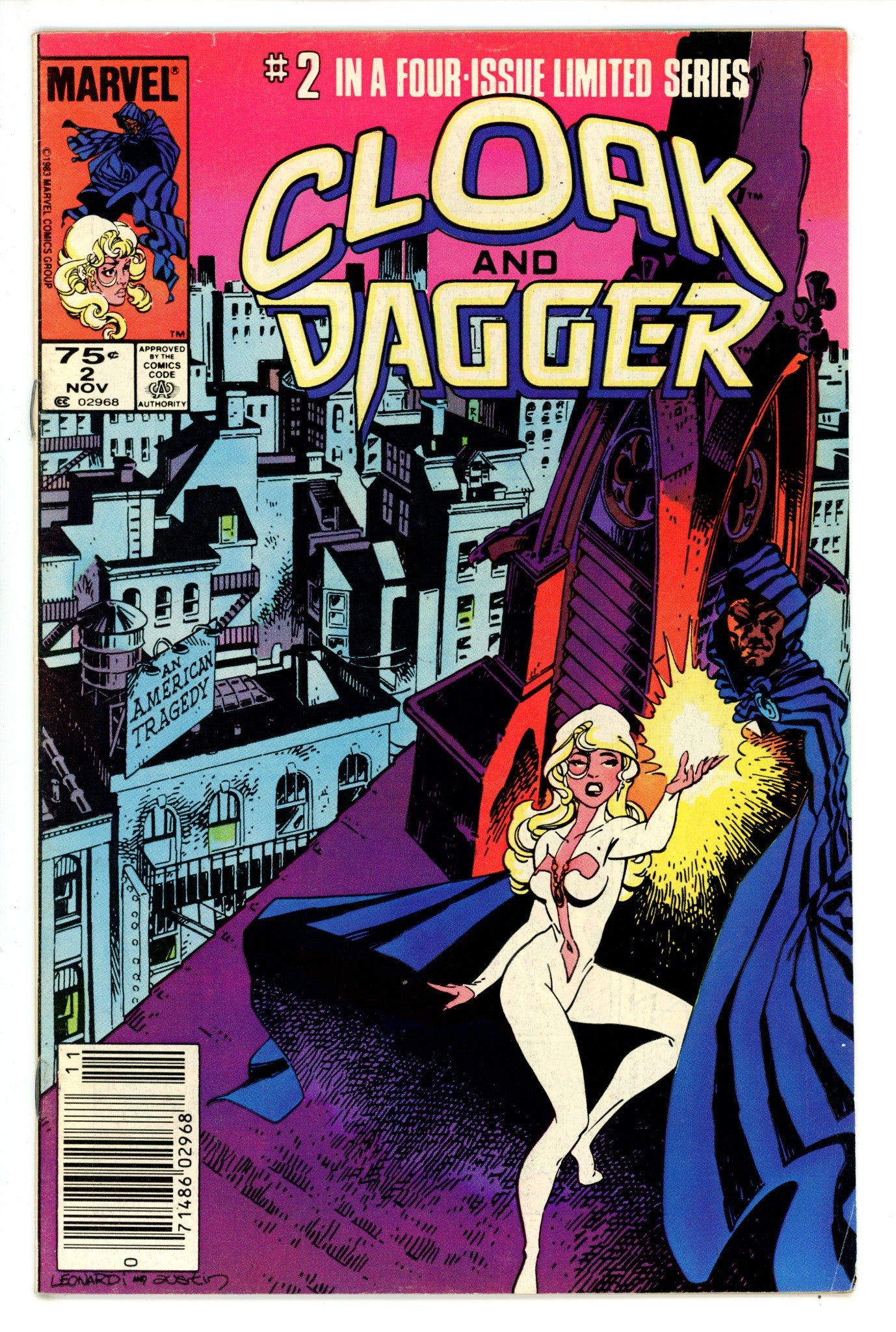 Cloak and Dagger Vol 1 2 Canadian Variant VG+ (1983)