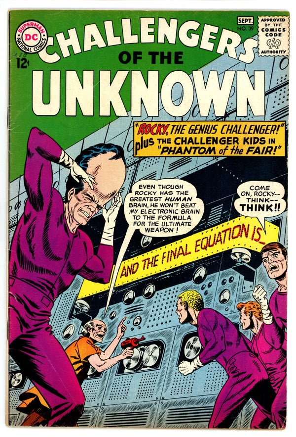 Challengers of the Unknown Vol 1 39 FN- (5.5) (1964)