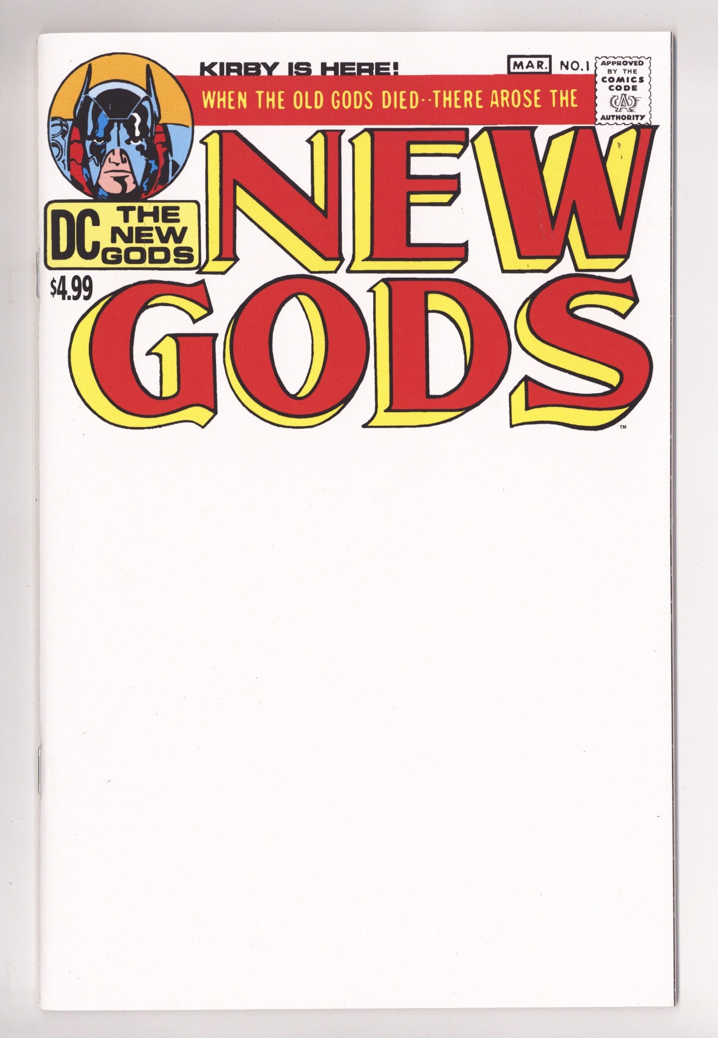 New Gods 1 Blank Facsimile Variant (2026)