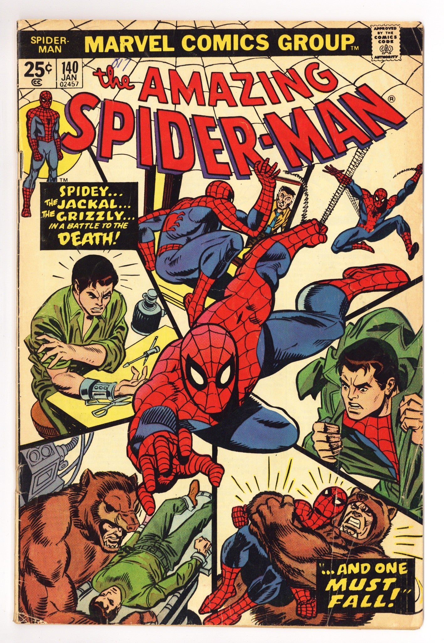 The Amazing Spider-Man Vol 1 140 VG- (3.5) (1975) 