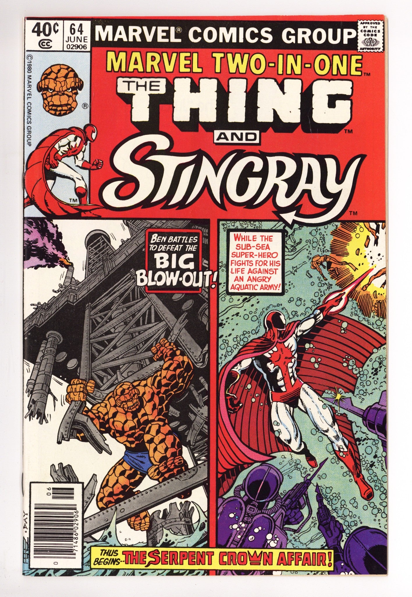 Marvel Two-in-One Vol 1 64 VF+ (8.5) (1980) Newsstand 