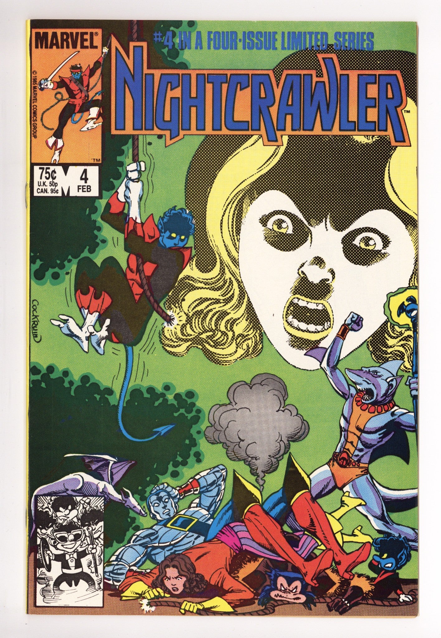 Nightcrawler Vol 1 4 Mid Grade (1986) 