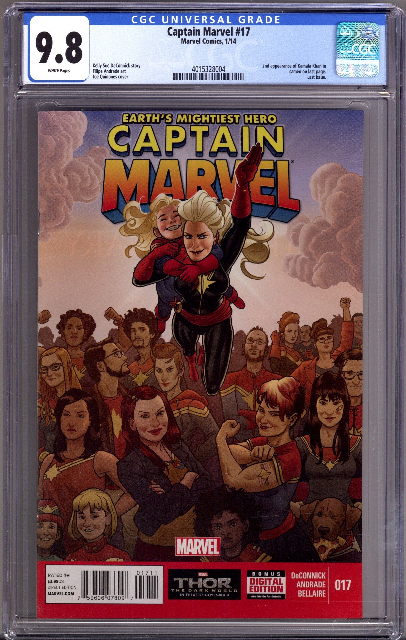 Captain Marvel Vol 8 17 CGC 9.8 (NM/M) (2013) 