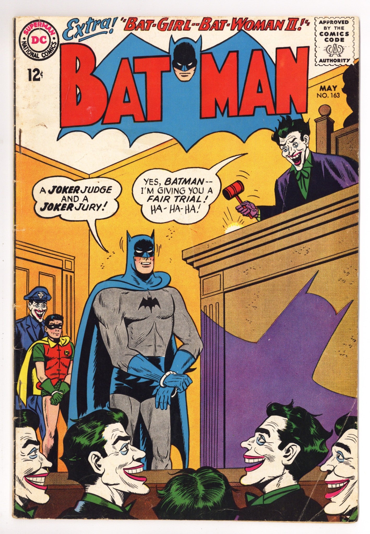 Batman Vol 1 163 VG (4.0) (1964) 