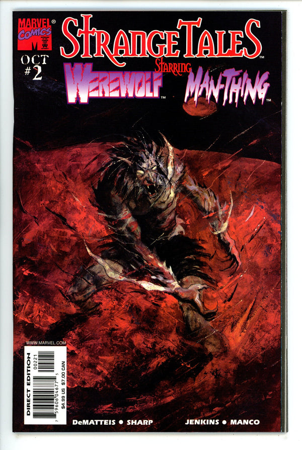 Strange Tales Vol 4 2 NM- (9.2) (1998) Pratt Variant