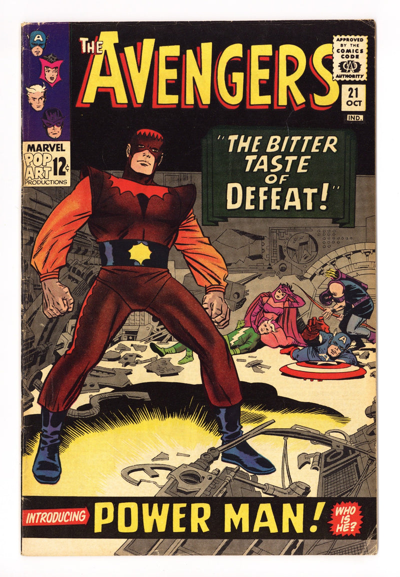 The Avengers Vol 1 21 FN- (5.5) (1965) 