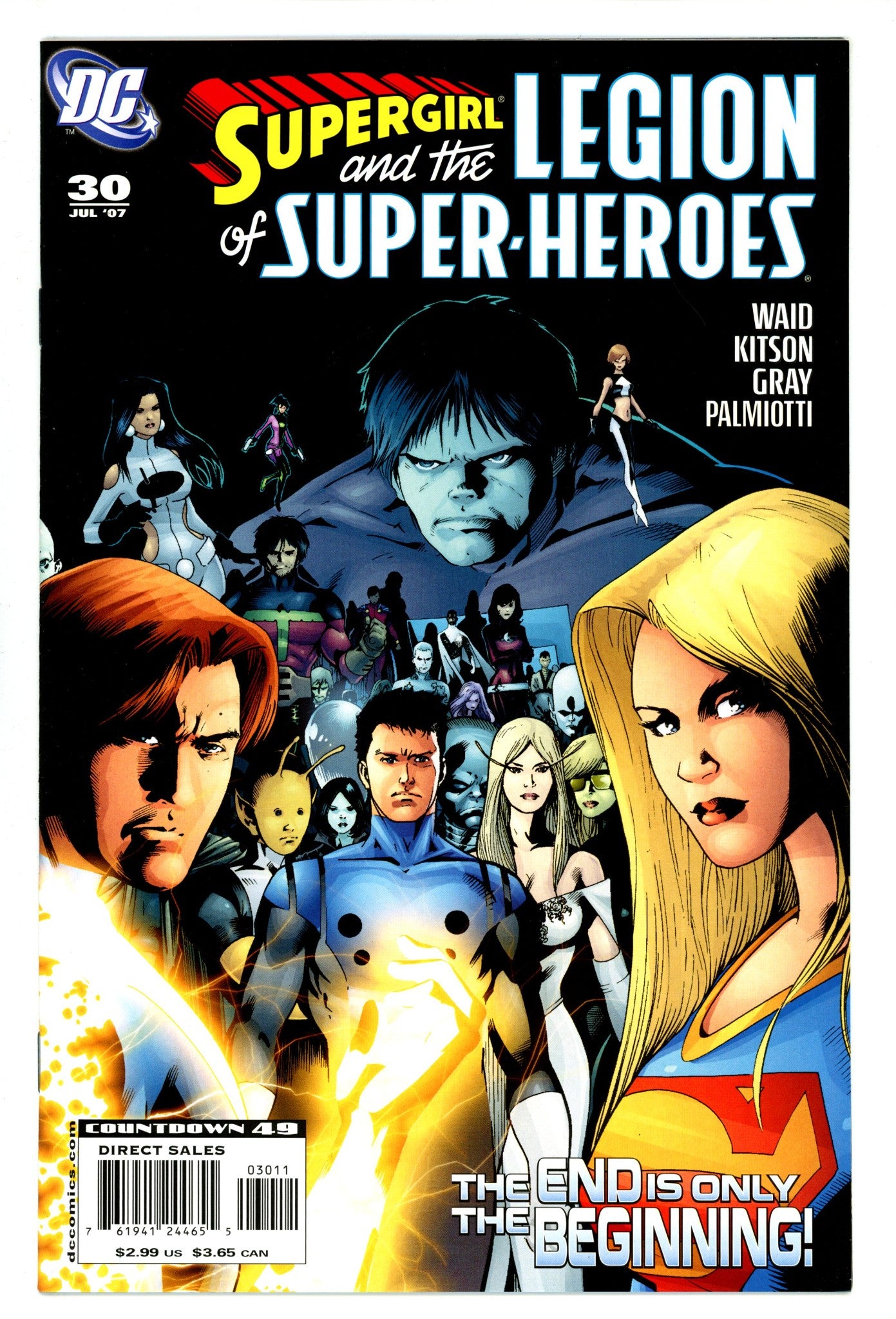 Supergirl and the Legion of Super-Heroes Vol 5 30 High Grade (2007) 
