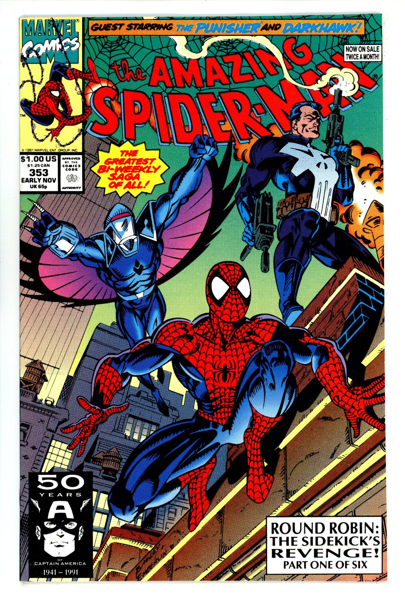 The Amazing Spider-Man Vol 1 353 VF+ (8.5) (1991) 