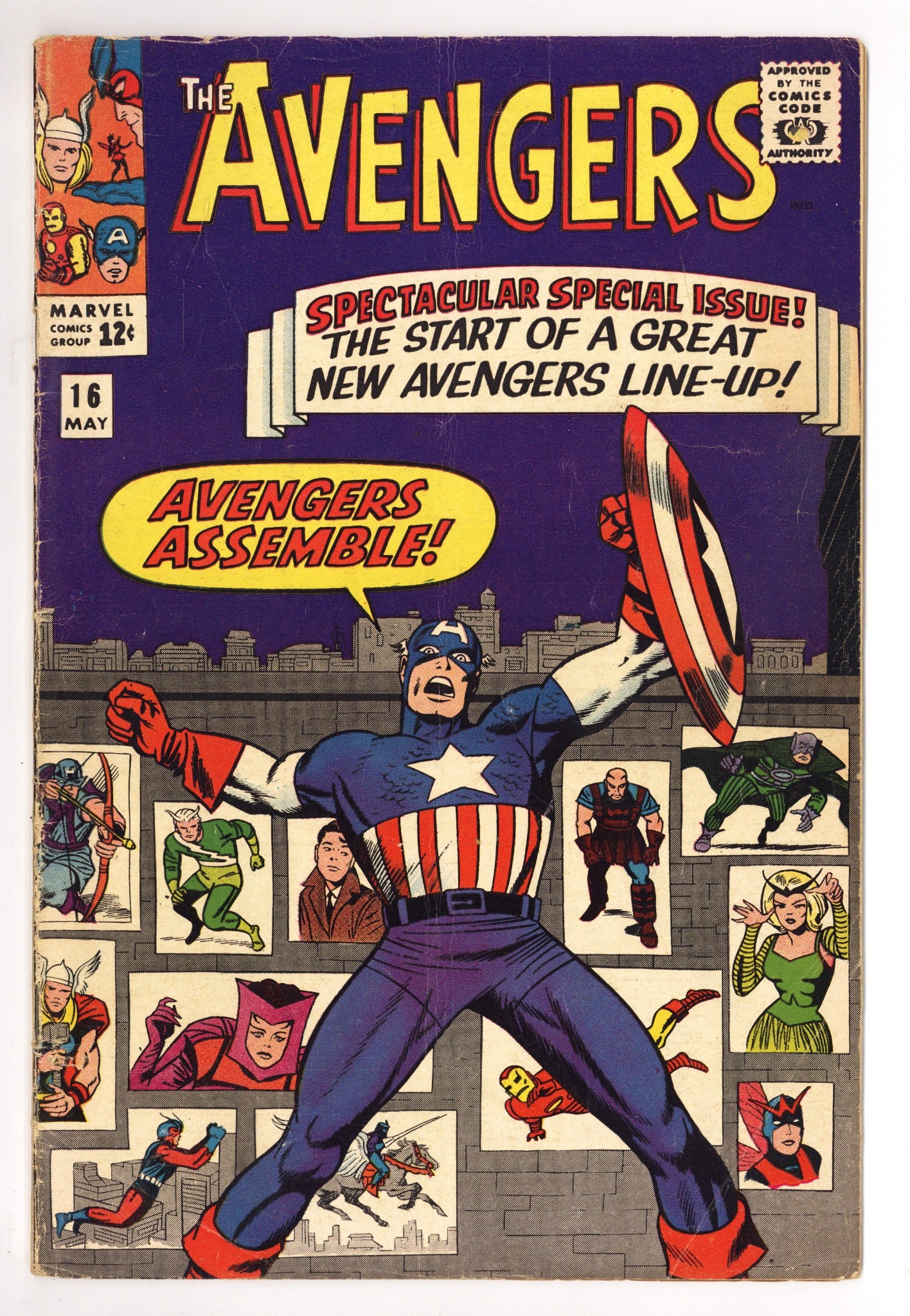 The Avengers Vol 1 16 VG (4.0) (1965) 