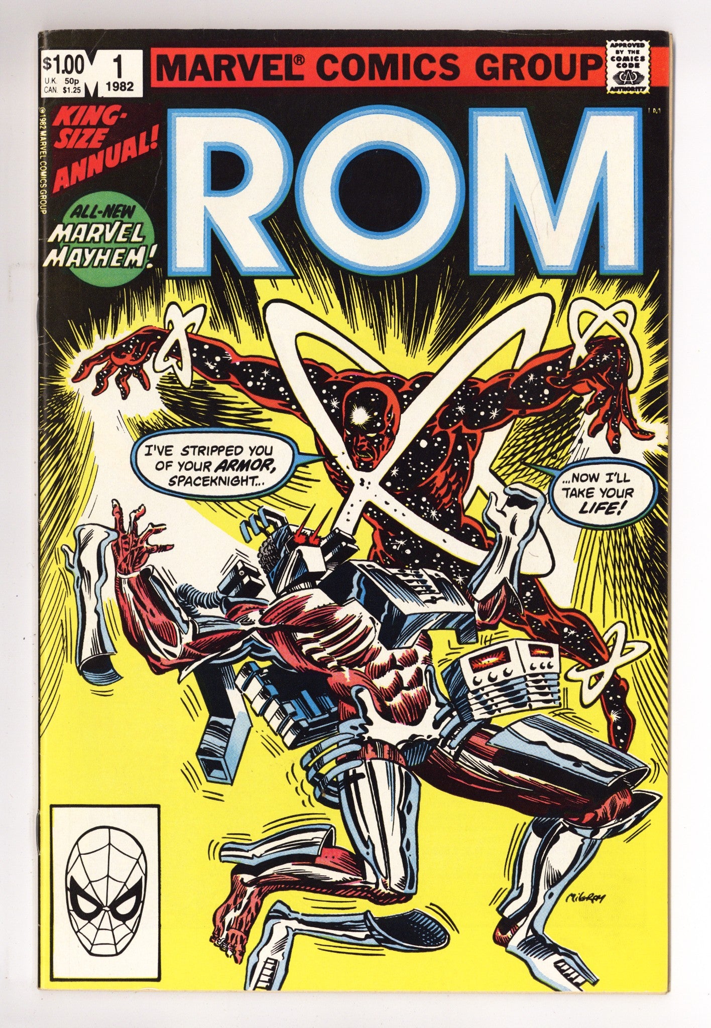 Rom Annual Vol 1 1 Low Grade (1982) 