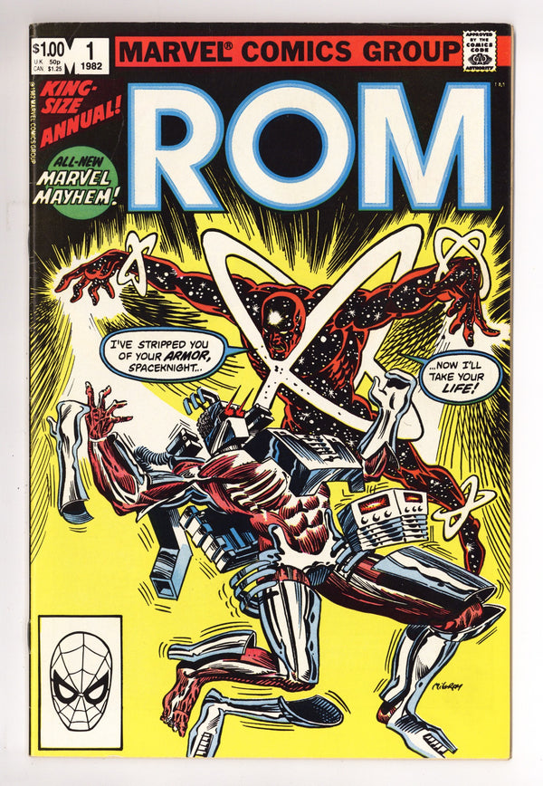 Rom Annual Vol 1 1 Low Grade (1982)