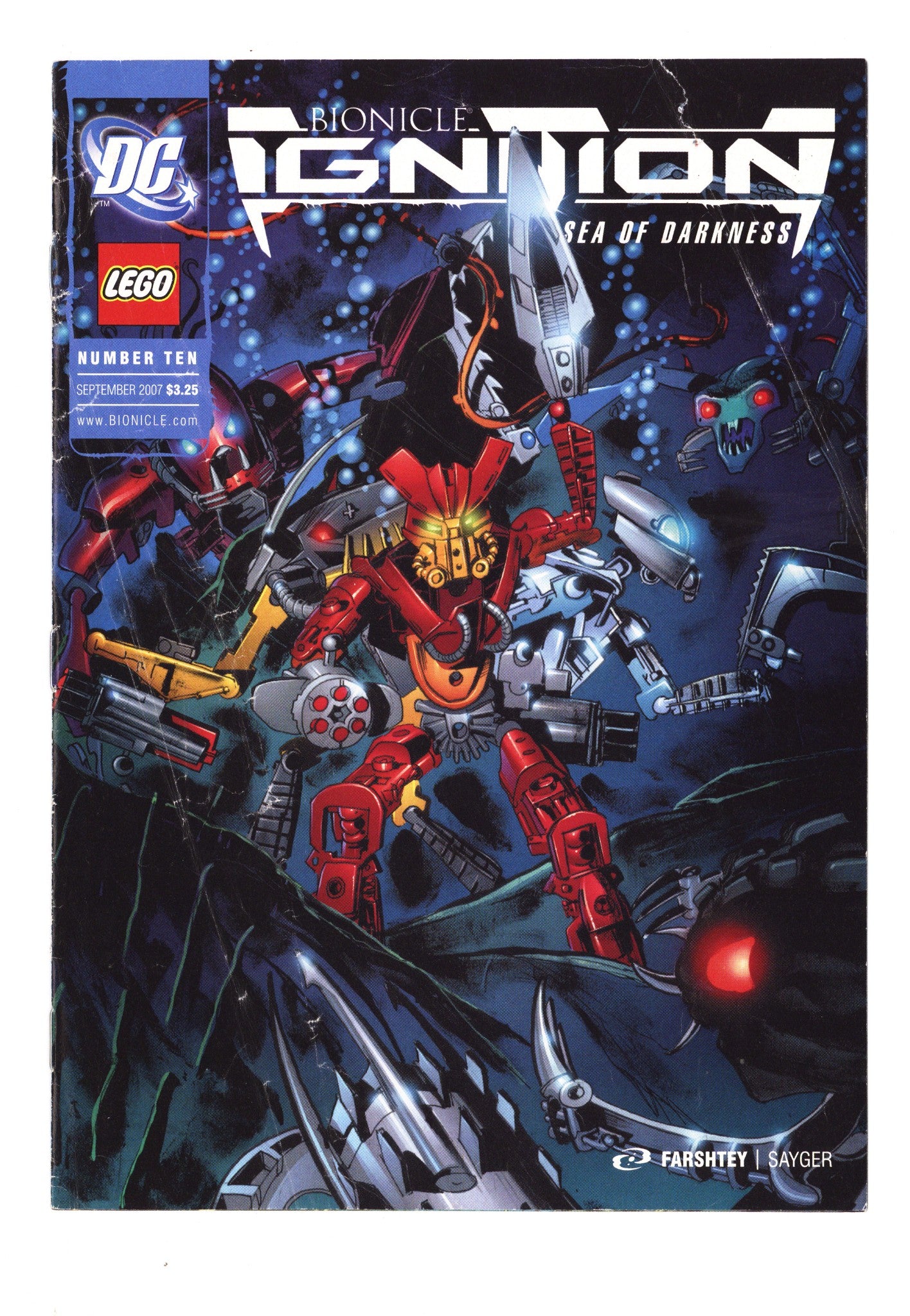 Bionicle Ignition 10 Very Low Grade (2007) Canadian Price Variant 