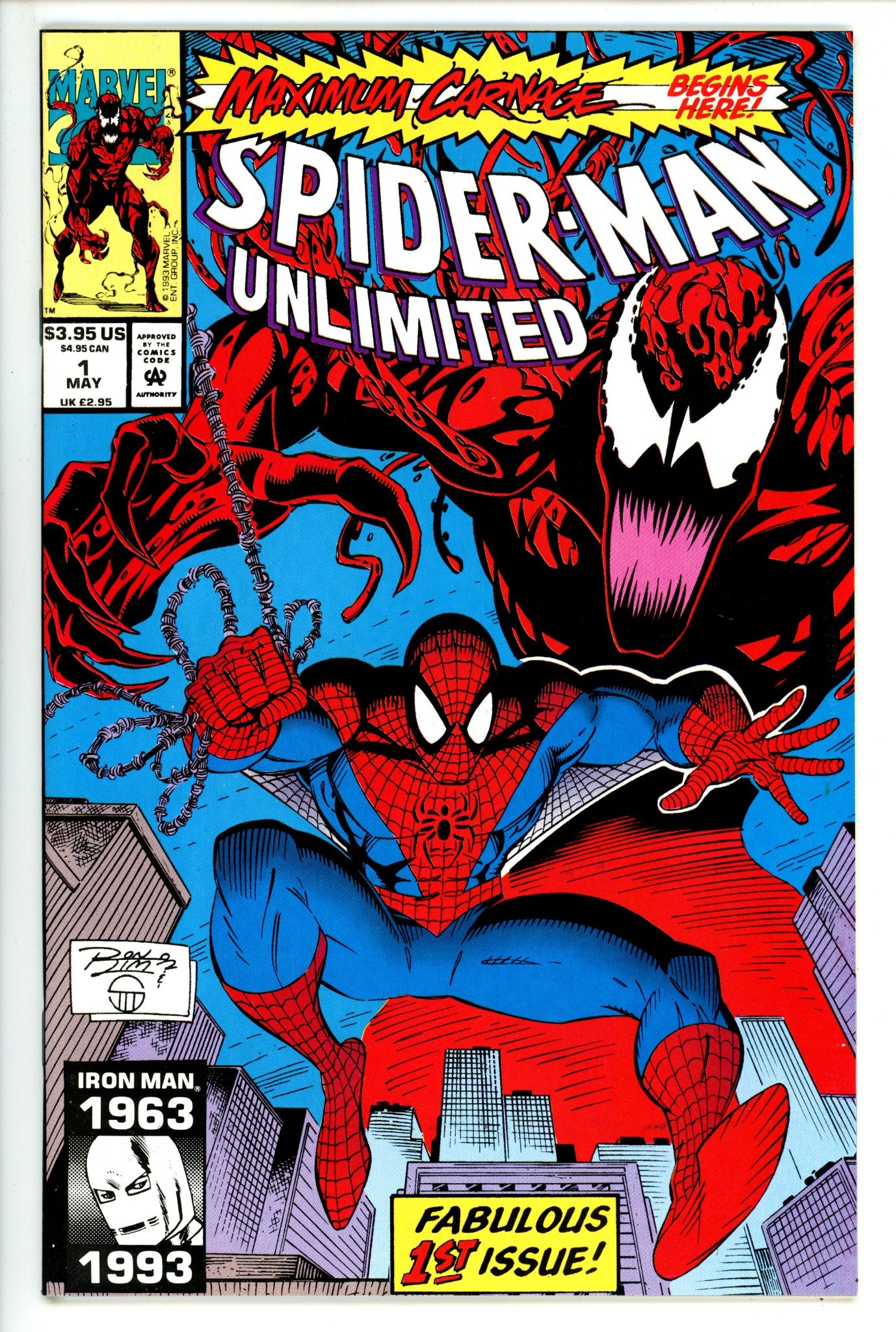 Spider-Man Unlimited Vol 1 1 NM (9.4) (1993)