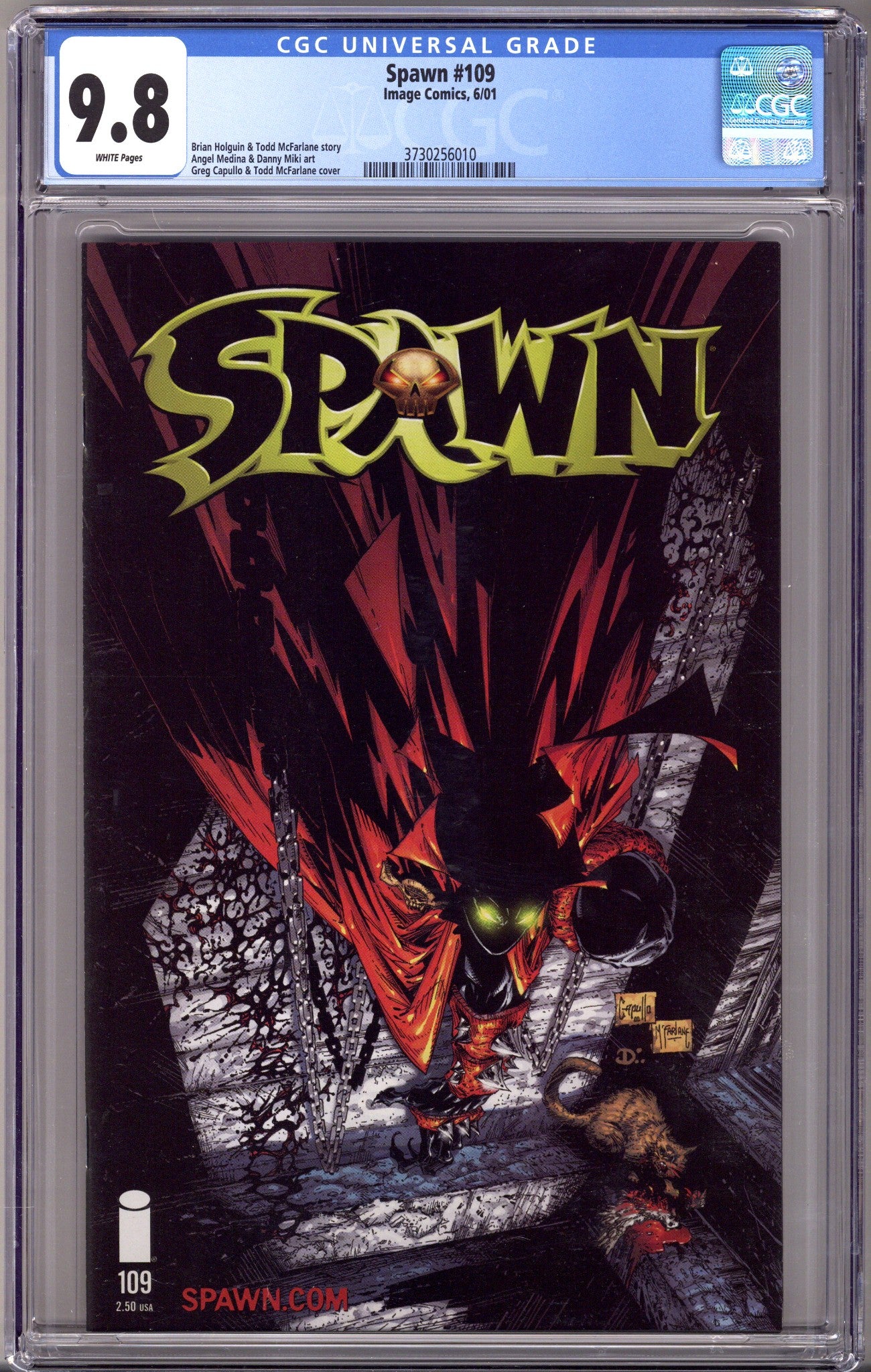 Spawn 109 CGC 9.8 (NM/M) (2001)