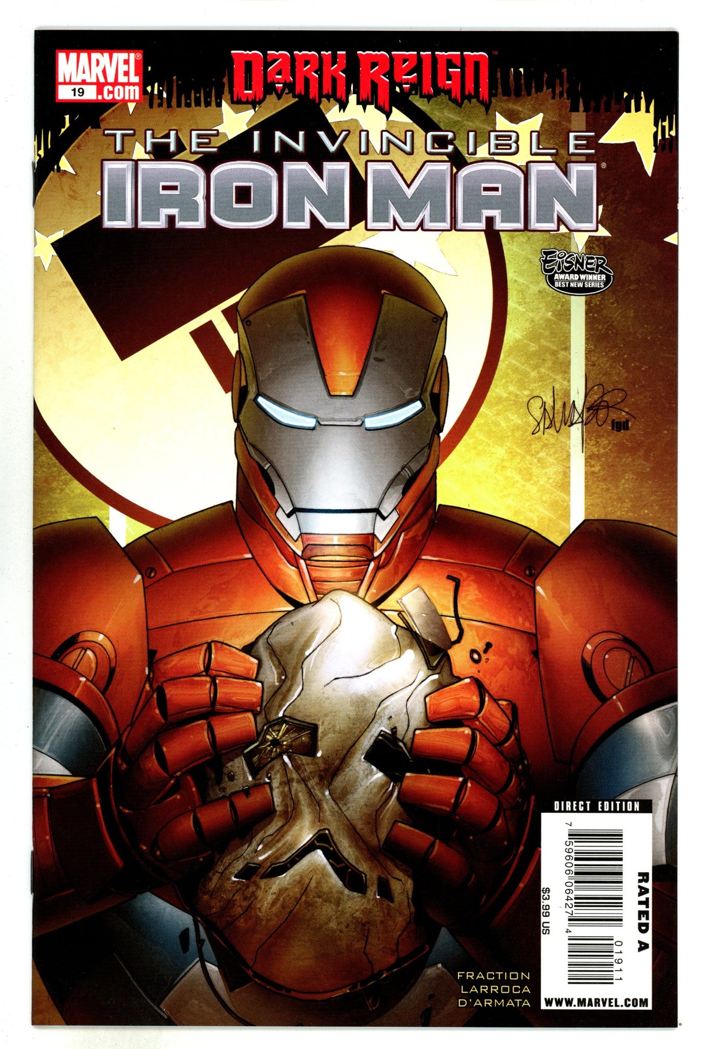 Invincible Iron Man Vol 1 19 High Grade (2010) 