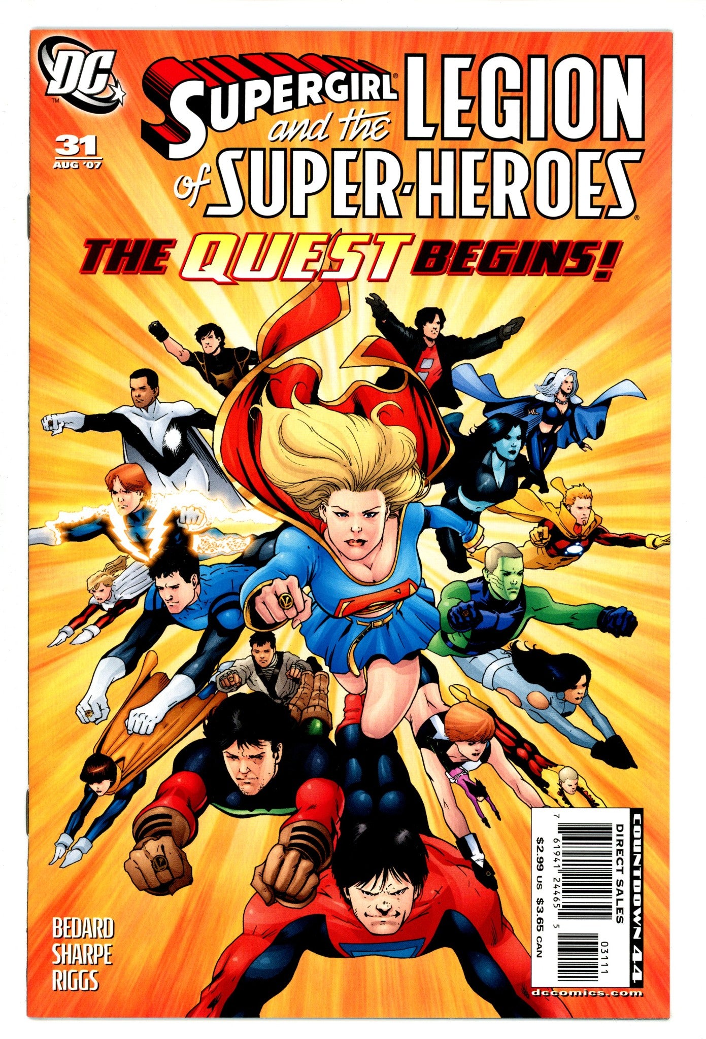 Supergirl and the Legion of Super-Heroes Vol 5 31 High Grade (2007) 