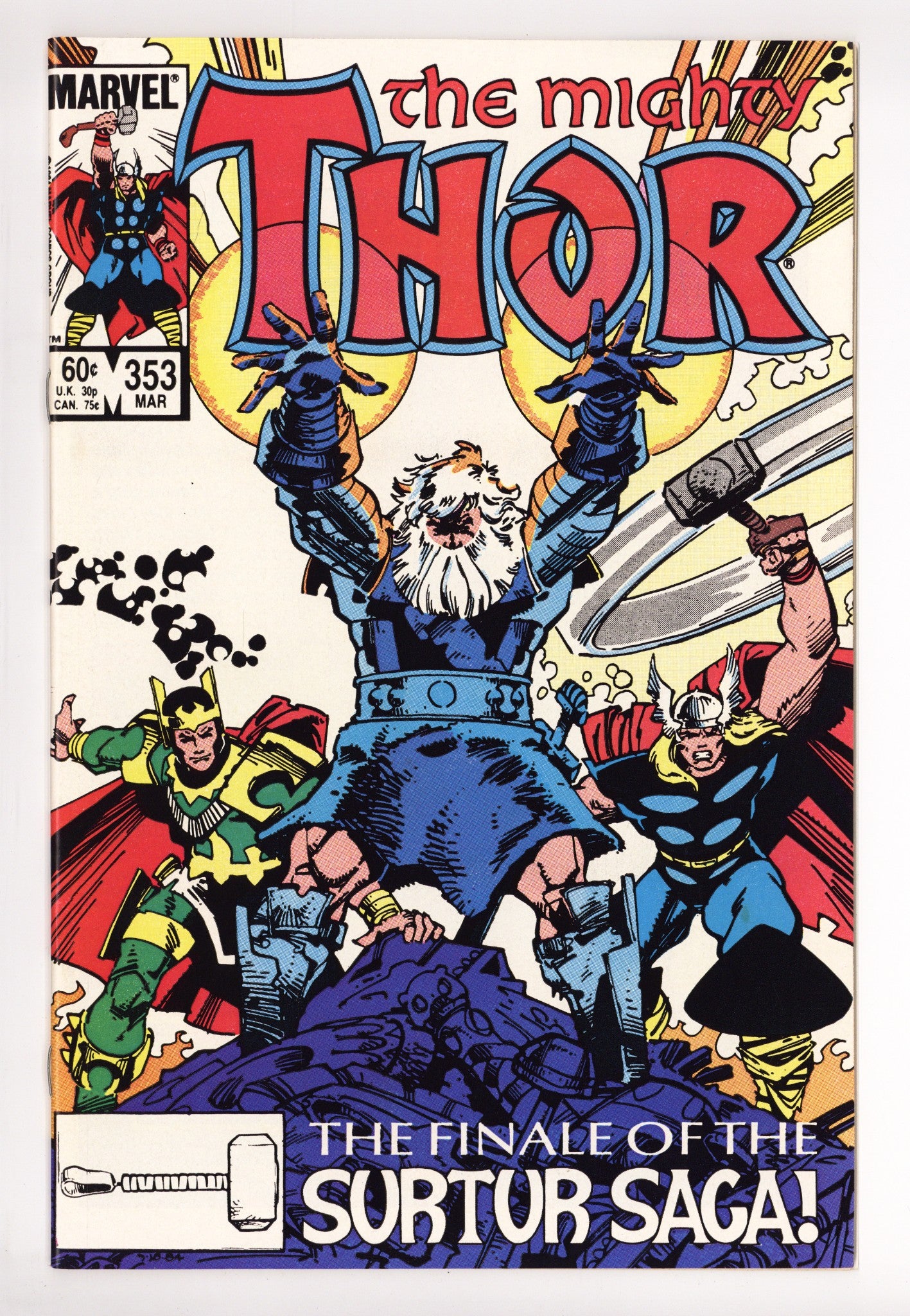Thor Vol 1 353 High Grade (1985) 