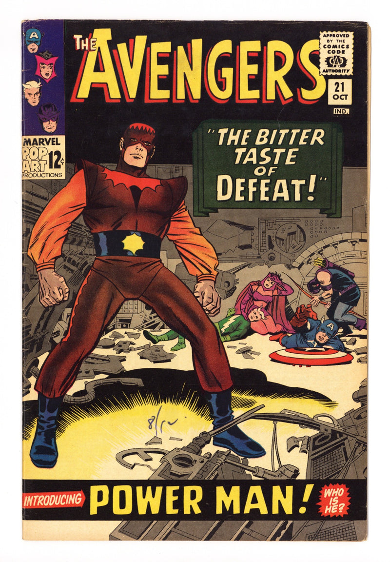 The Avengers Vol 1 21 FN (6.0) (1965) 