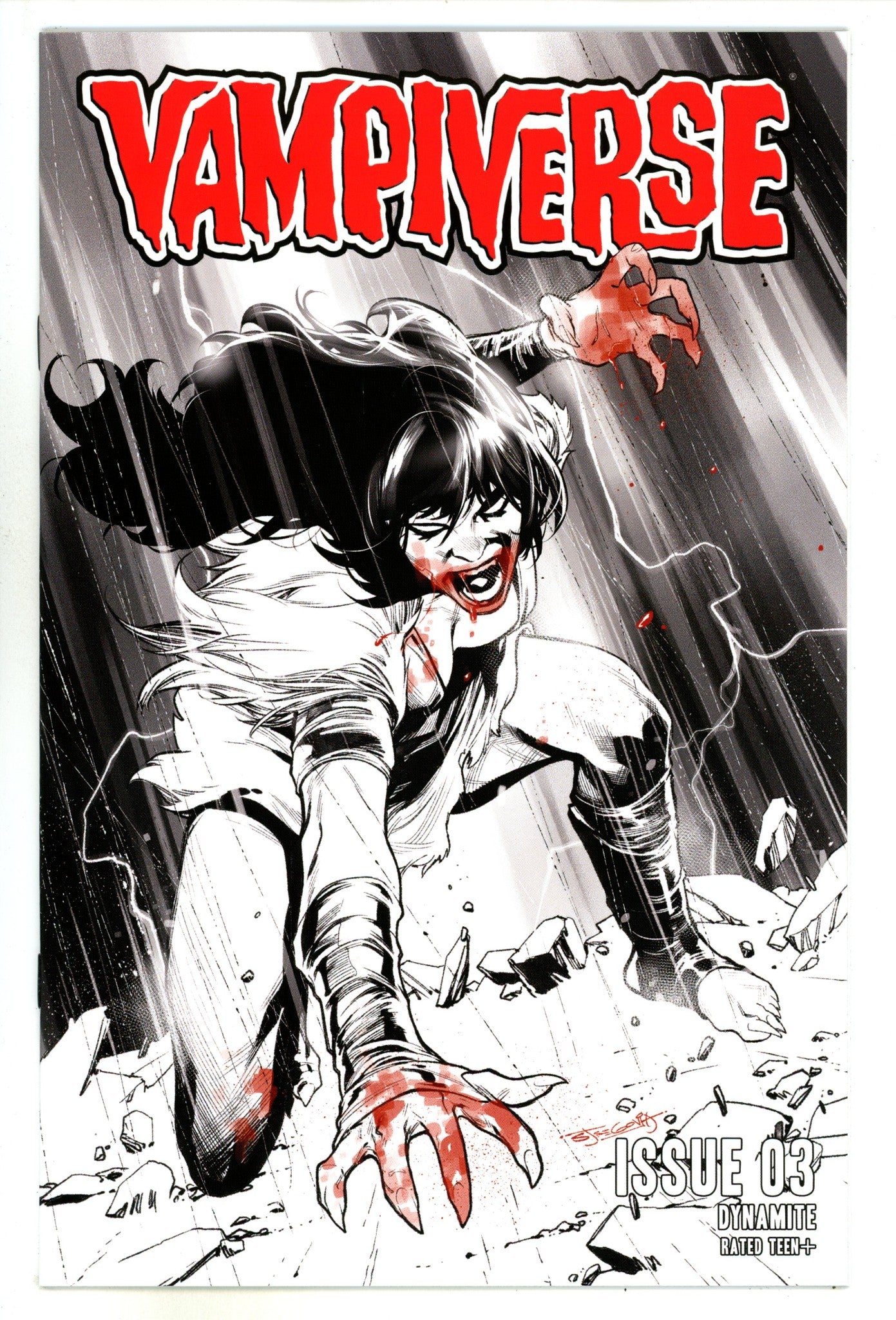 Vampiverse 3 High Grade (2021) Segovia B&W Incentive Variant 