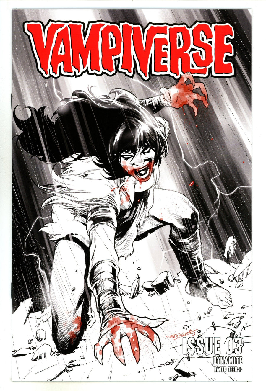 Vampiverse 3 High Grade (2021) Segovia B&W Incentive Variant 