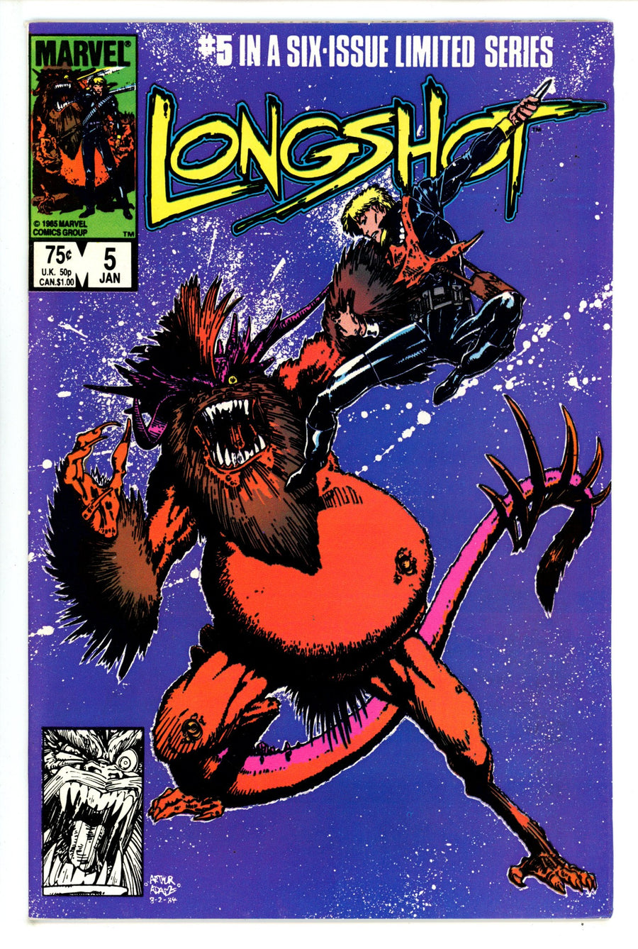 Longshot Vol 1 5 VF (1986)