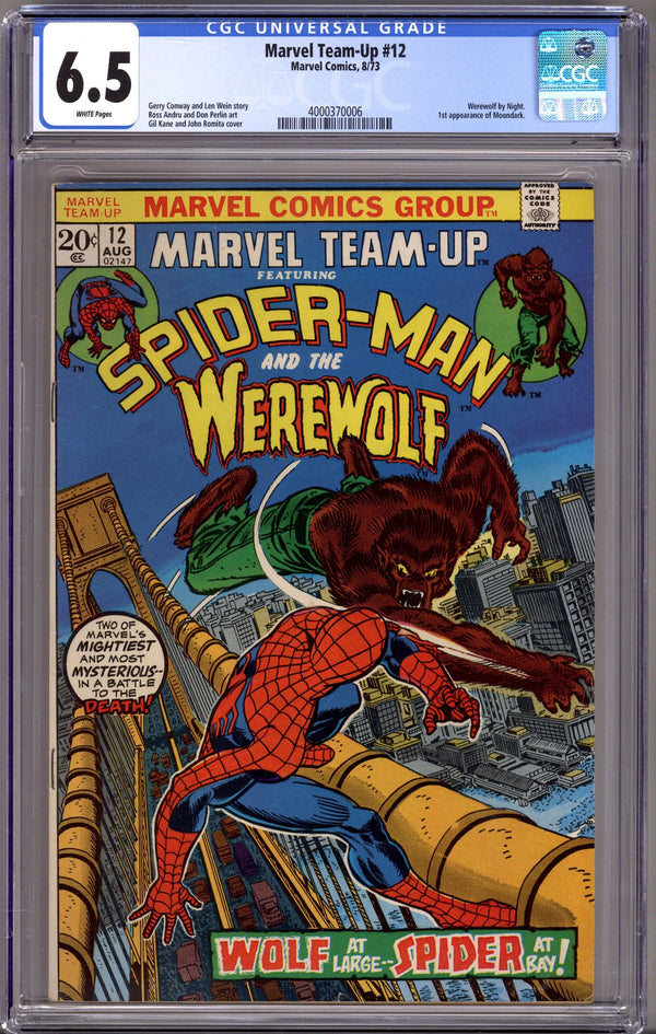 Marvel Team-Up Vol 1 12 CGC 6.5 (FN+) (1973)