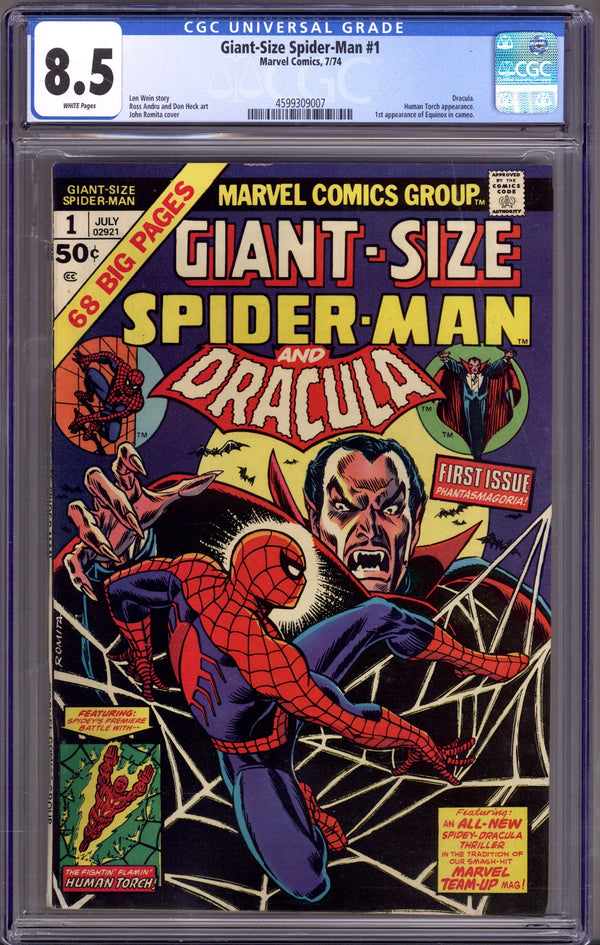 Giant-Size Spider-Man 1 CGC 8.5 (VF+) (1974)