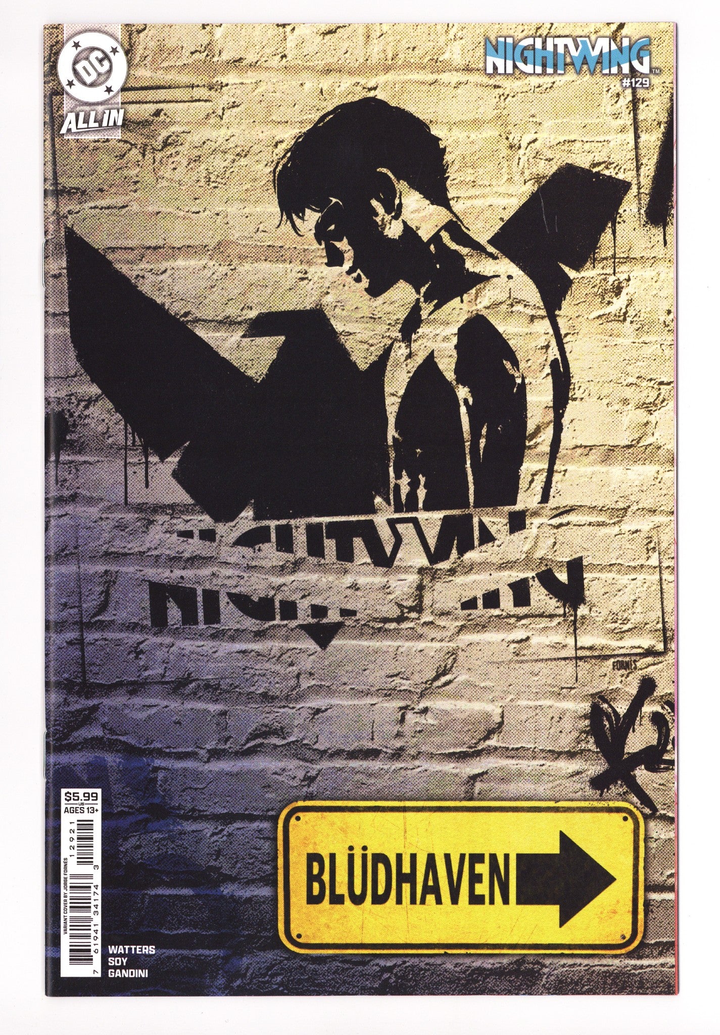 Nightwing Vol 4 129 Fornés Variant (2025)