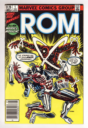 Rom Annual Vol 1 1 Mid Grade (1982) Canadian Price Variant