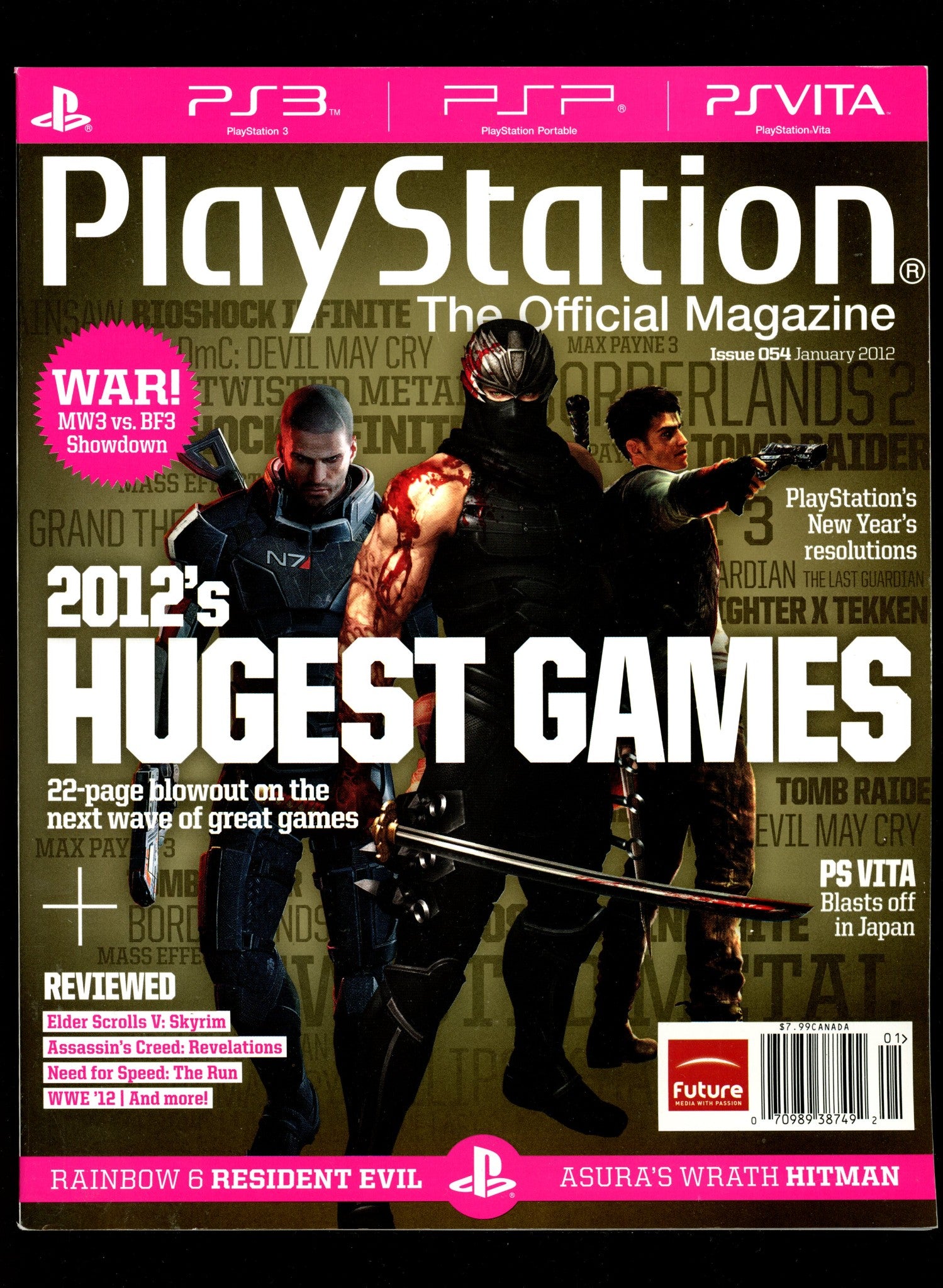Playstation Magazine 54 Mid Grade (2012) 