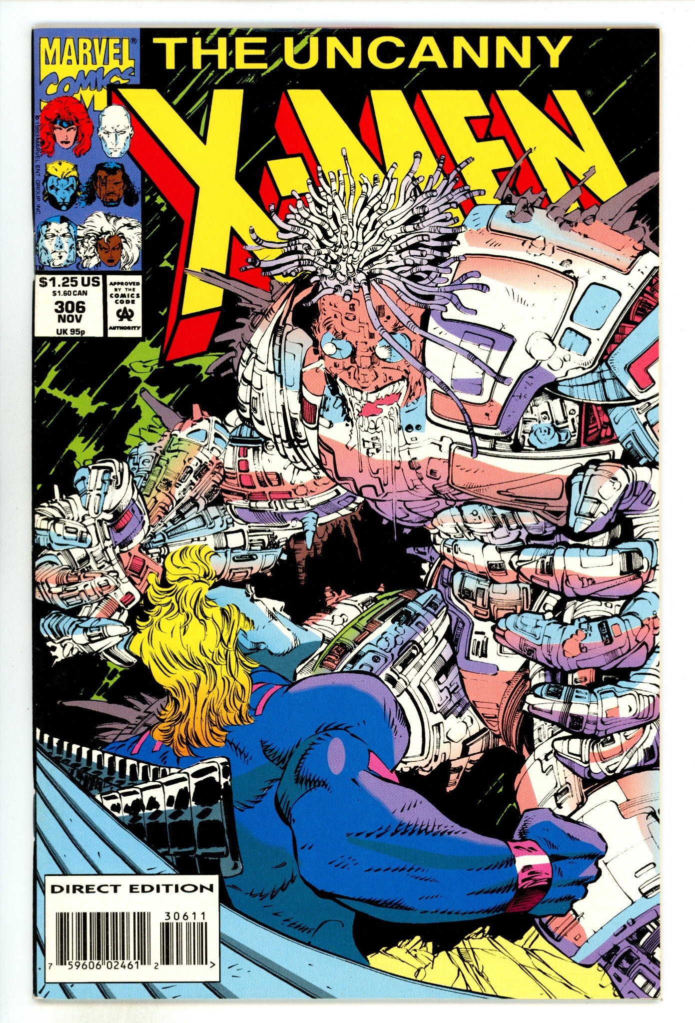 The Uncanny X-Men Vol 1 306  High Grade  (1993)  