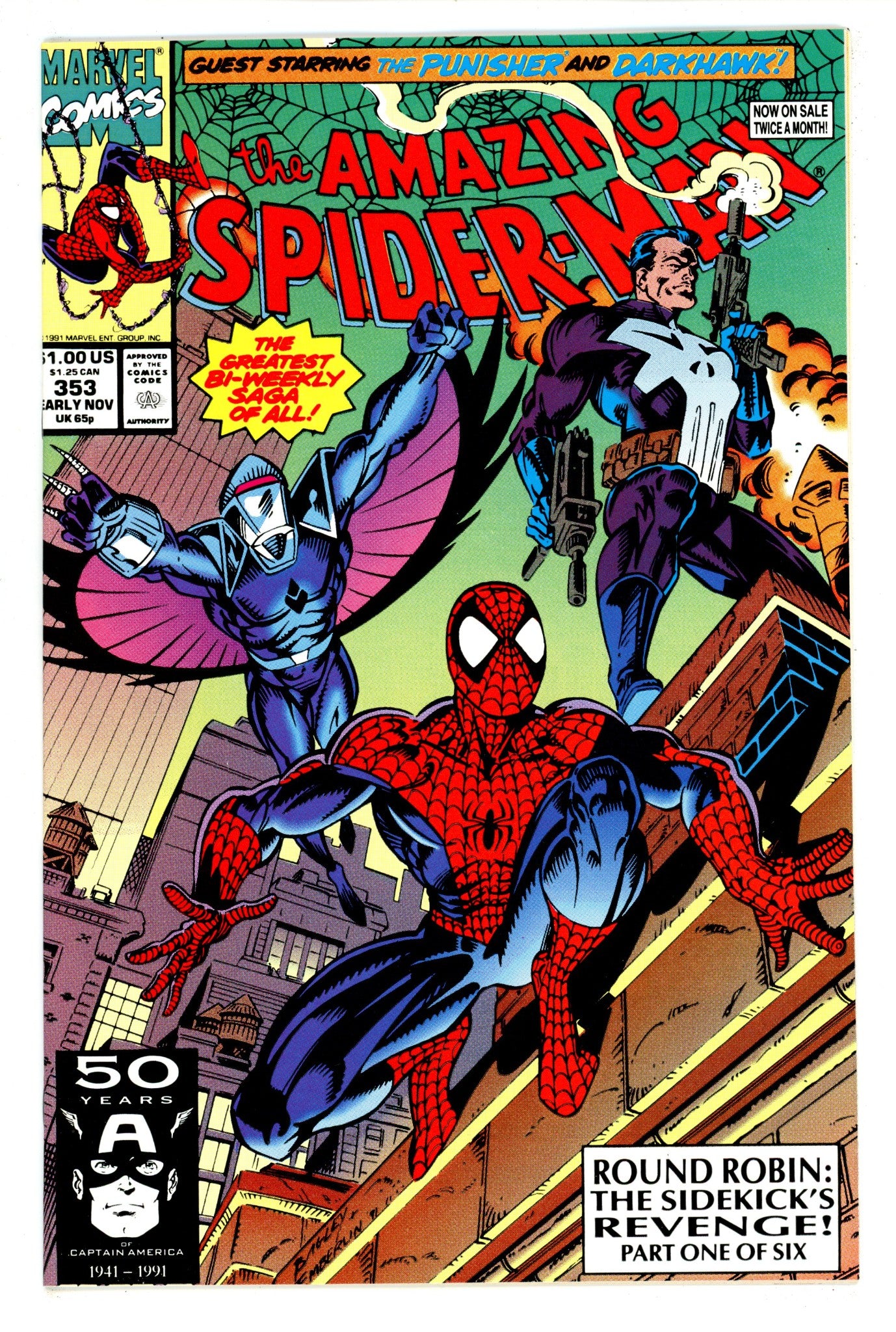 The Amazing Spider-Man Vol 1 353 NM- (9.2) (1991) 
